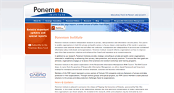 Desktop Screenshot of ponemon.org