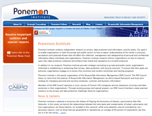 Tablet Screenshot of ponemon.org